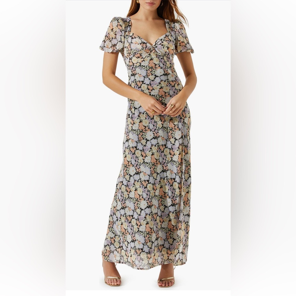 ASTR The Label Floral Maxi Dress